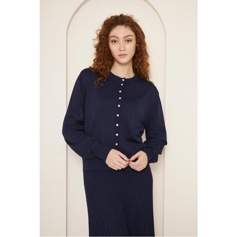 KOREAN JACKET NAVY BLUE