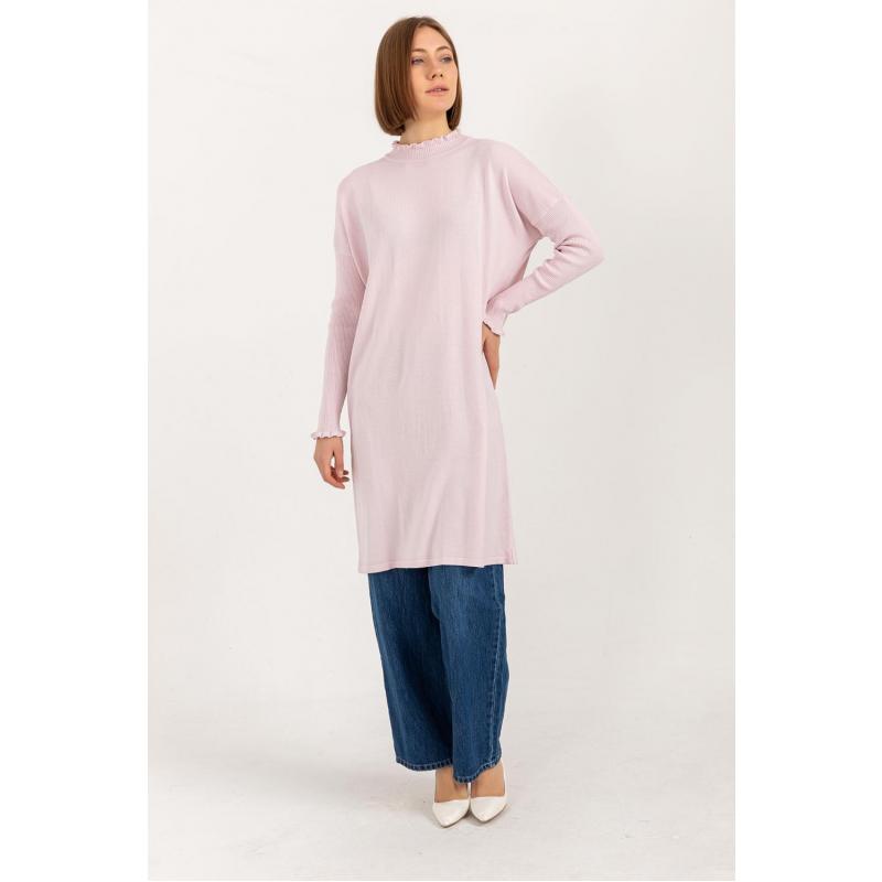 Cold Thread Mercerized Rivoli Basic Tunic Powder