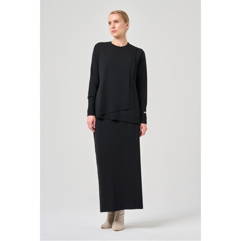 Merserize Elegane Takım Siyah