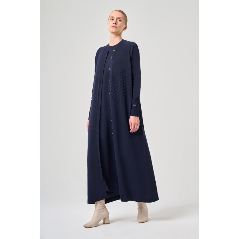 Merserize İtalyan Hırka Lacivert